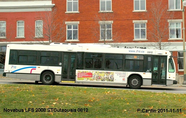 BUS/AUTOBUS: Novabus LFS 2008 STOutaouais