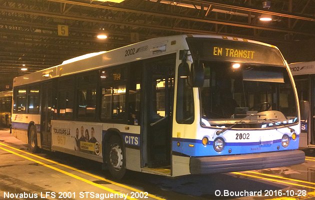 BUS/AUTOBUS: Novabus LFS 2001 STSaguenay