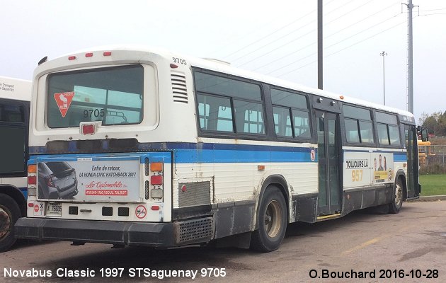 BUS/AUTOBUS: Novabus Classic 1997 STSaguenay