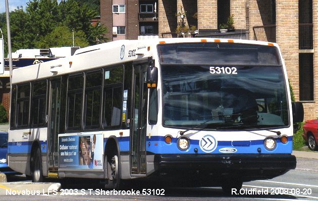 BUS/AUTOBUS: Novabus LFS 2003 STSherbrooke