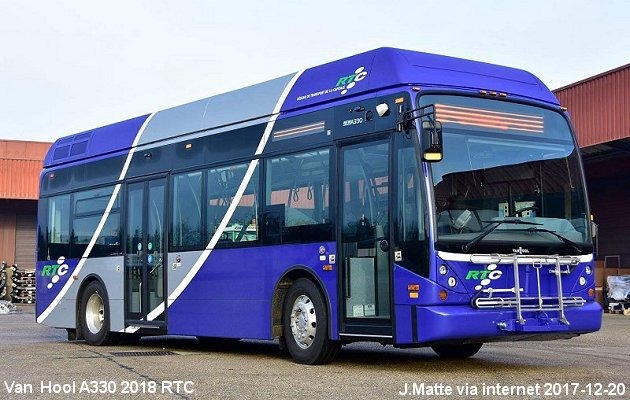 BUS/AUTOBUS: Van Hool A330 2018 RTC