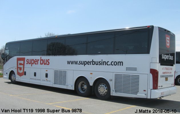 BUS/AUTOBUS: Van Hool T119 1998 Super Bus