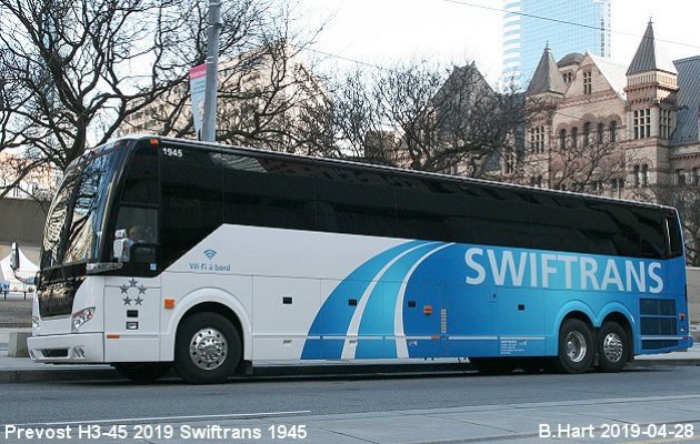 BUS/AUTOBUS: Prevost H3-45 2019 Swiftrans