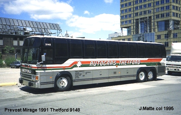 BUS/AUTOBUS: Prevost Mirage 1991 Thetford