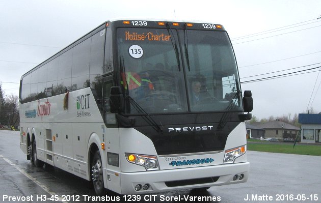 BUS/AUTOBUS: Prevost H3-45 2012 Transbus