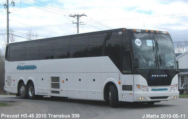 BUS/AUTOBUS: Prevost H3-45 2010 Transbus