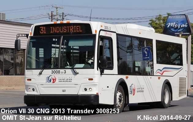 BUS/AUTOBUS: Orion VII 30 CNG 2013 Transdev