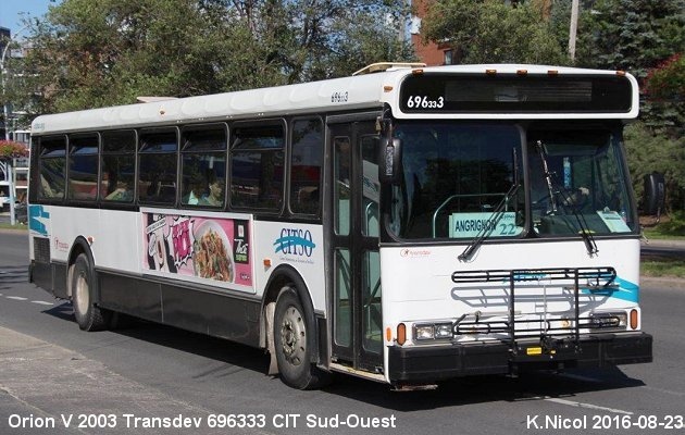 BUS/AUTOBUS: Orion V 2003 Transdev