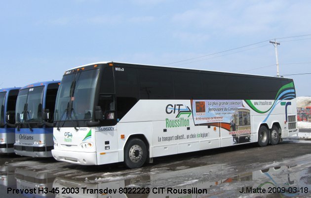 BUS/AUTOBUS: Prevost H3-45 2003 Transdev