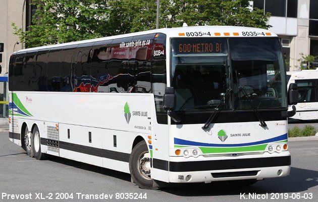 BUS/AUTOBUS: Prevost XL 2 2004 Transdev
