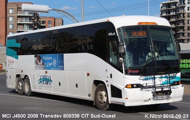 BUS/AUTOBUS: MCI J4500 2008 Transdev