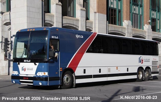 BUS/AUTOBUS: Prevost X3-45 2009 Transdev