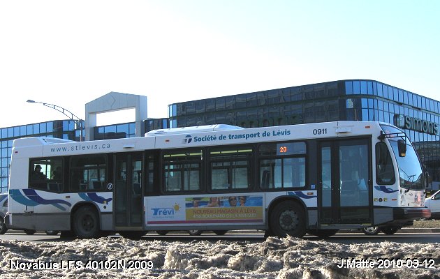 BUS/AUTOBUS: Novabus LFS 2009 STLevis