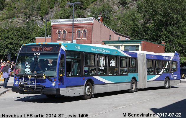 BUS/AUTOBUS: Novabus LFS artic 2014 STLevis