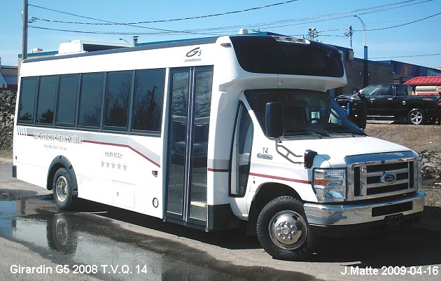 BUS/AUTOBUS: Girardin G5 2008 T.V.Q.