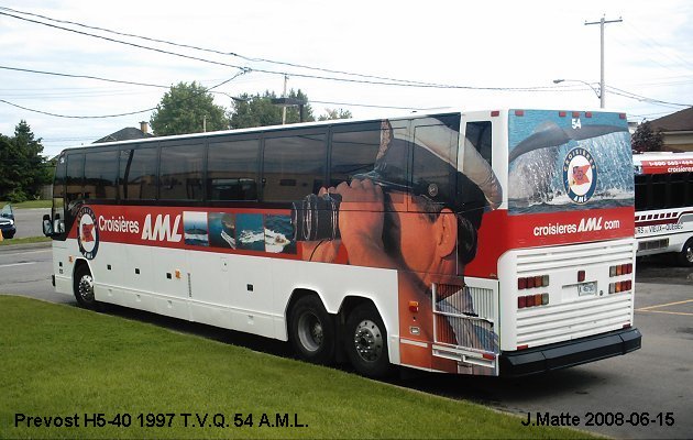 BUS/AUTOBUS: Prevost H3-45 1997 T.V.Q.