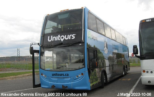 BUS/AUTOBUS: Alexander-Dennis Enviro 500 2014 T.V.Q.