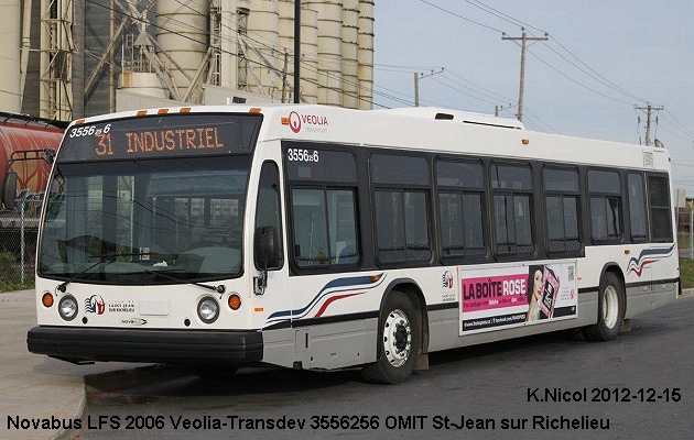 BUS/AUTOBUS: Novabus LFS 2006 Veolia-Transdev
