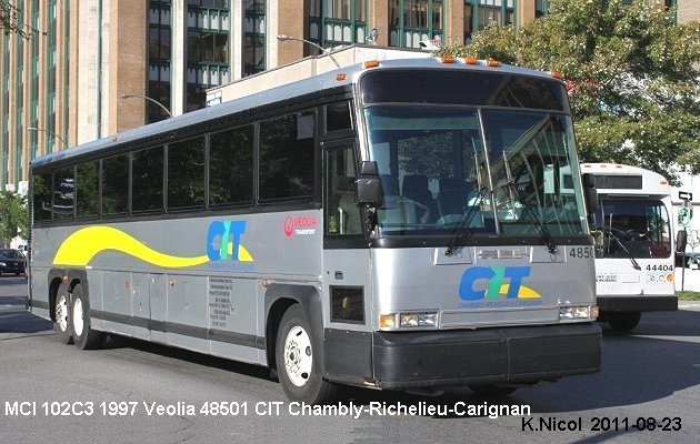 BUS/AUTOBUS: MCI 102 C3 1997 Veolia