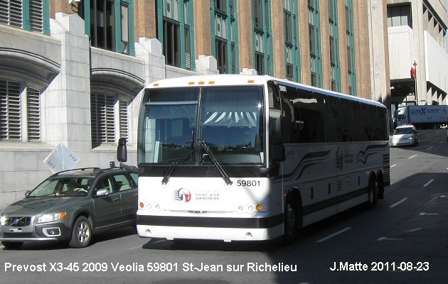 BUS/AUTOBUS: Prevost X3-45 2009 Veolia