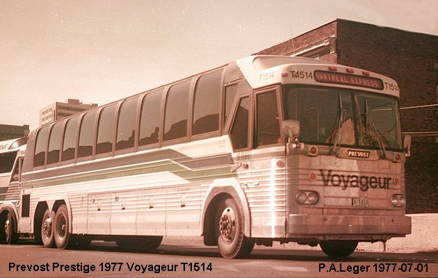 BUS/AUTOBUS: Prevost Prestige 1977 Voyageur