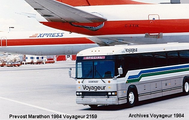 BUS/AUTOBUS: Prevost Marathon 1984 Voyageur Colonial