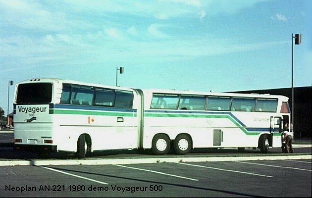 BUS/AUTOBUS: Neoplan AN 221 1980 Voyageur