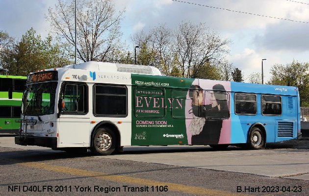 BUS/AUTOBUS: New Flyer D40LFR 2011 Y.R.T.